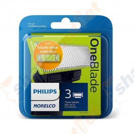 Philips Norelco QP230 OneBlade 3 pack Replacement Blade 