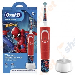 Oral-B Kids Rechargeable Electric Toothbrush Featuring Spiderman