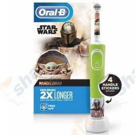Oral-B Star Wars Mandalorian Themed Kids Electric Toothbrush
