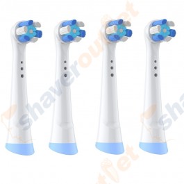 Replacement Brush Heads Compatible with Oral-B iO2, iO3, iO4, iO5, iO6, iO7, iO8, iO9, iO10, 4 pack