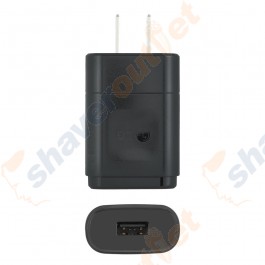 LG MCS-02WR Charging Cube with USB Port - Black