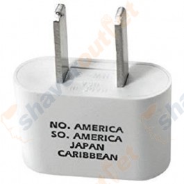 International Plug Adapter, European to USA
