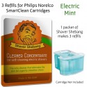 Shaver Shebang Cleaning Concentrate for all Philips Norelco Jet Clean Systems, Mint Scent