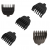 5pc Snap on Comb Set Compatible with Remington MB-2500, PG-6020, PG-6015, PG-6025, PG-6250, VPG6530, MB6550 